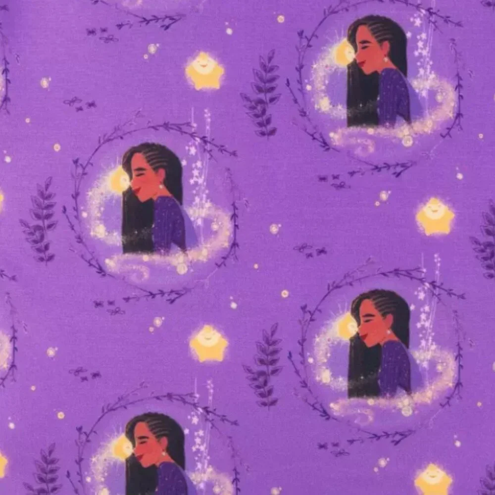 Loungefly Disney Wish Mini Backpack Disney Parks Asha and Star Purple & Gold - Picture 14 of 17